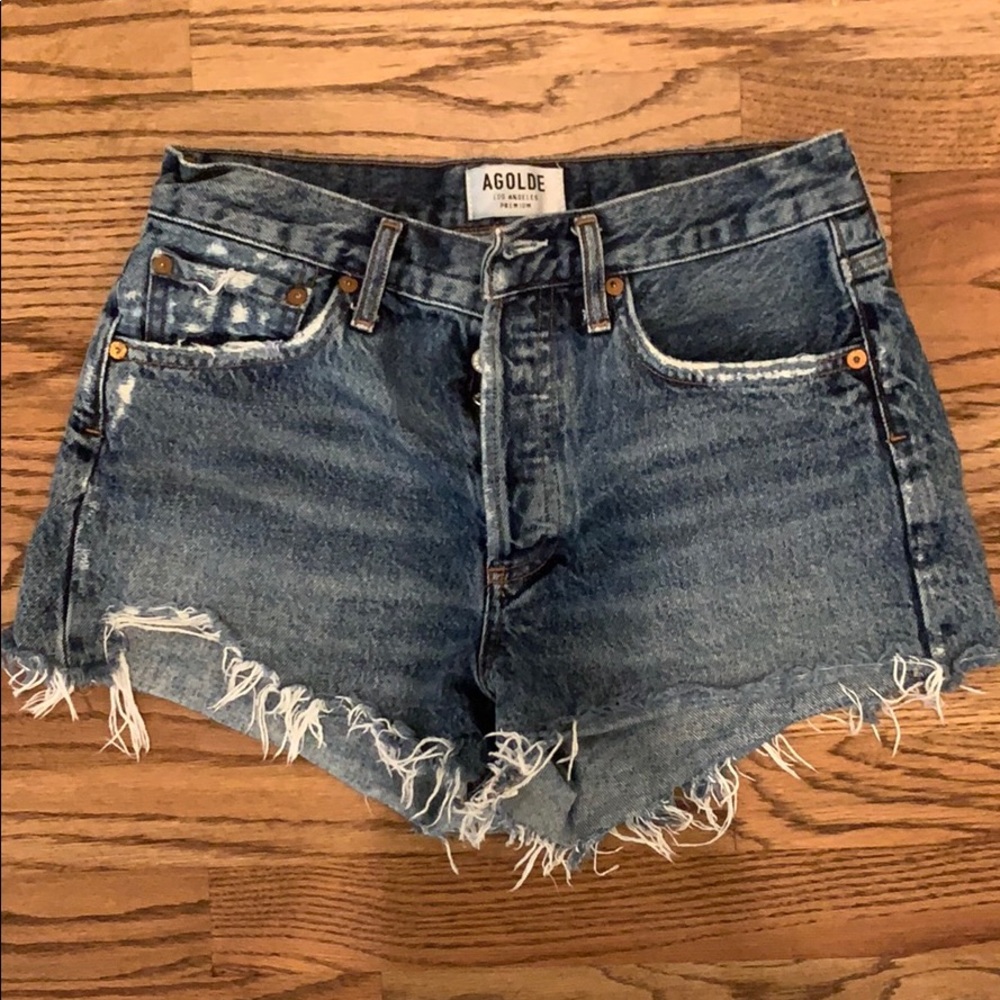 Agolde denim Parker shorts